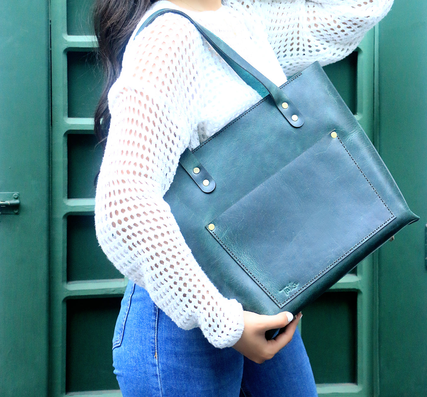 Green Luxurious Tote bag