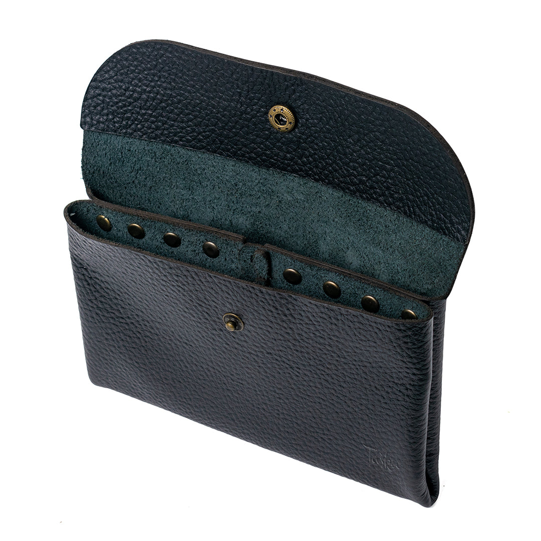 Black Big-Mouth Wallet