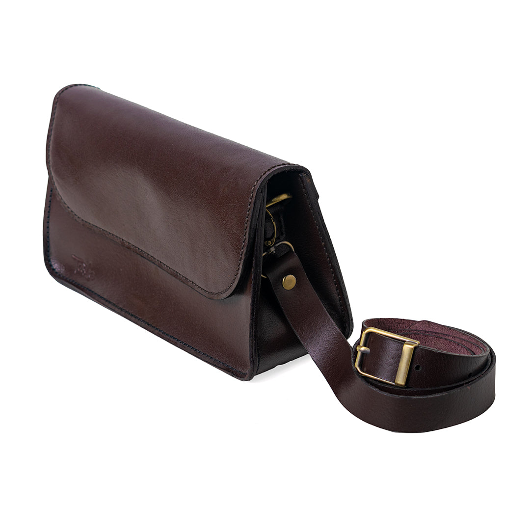 Brown Casual Cross-Bag