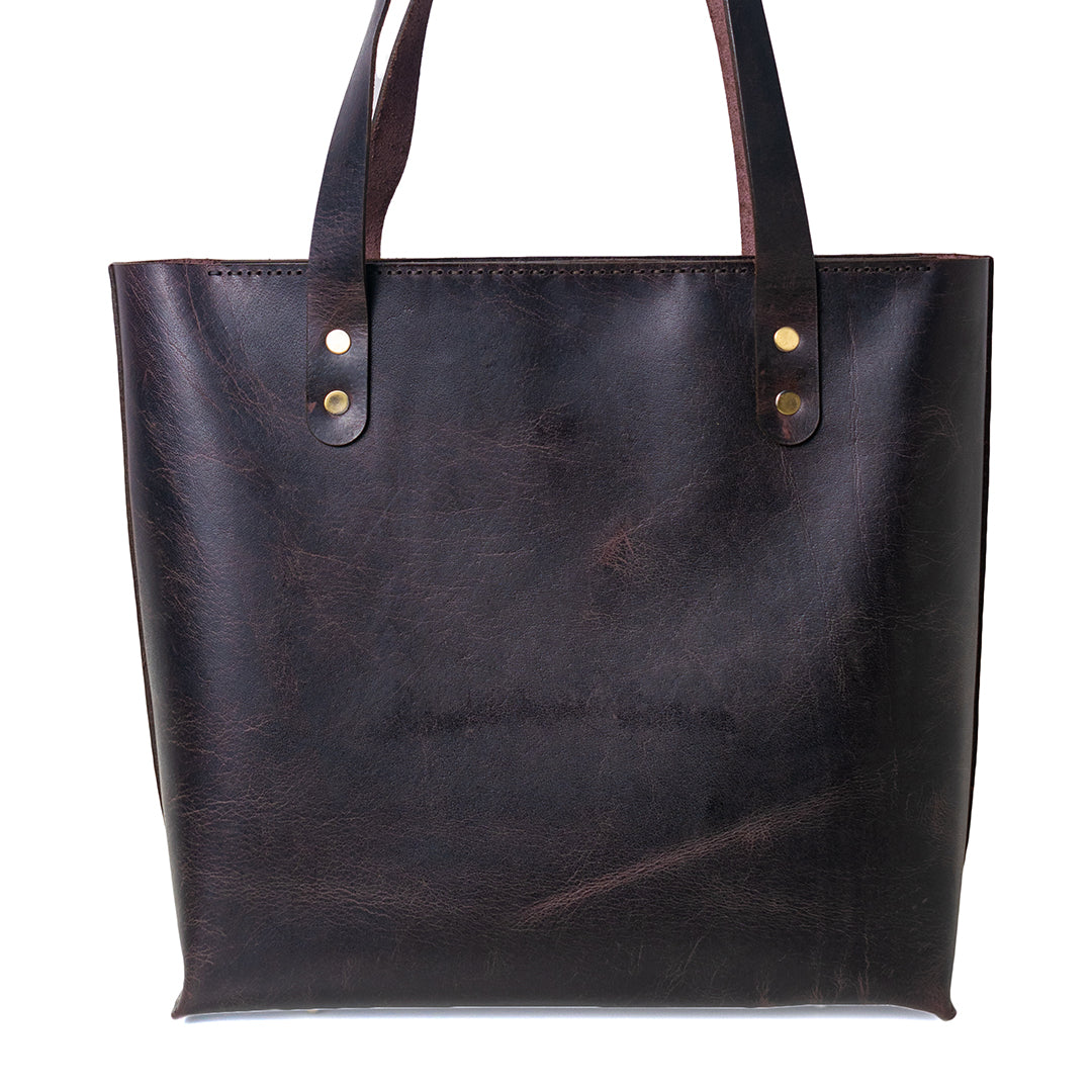 Dark Brown Luxurious Tote Bag