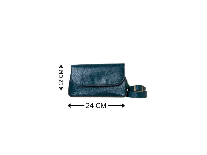 Dark-Green Casual Cross-Bag