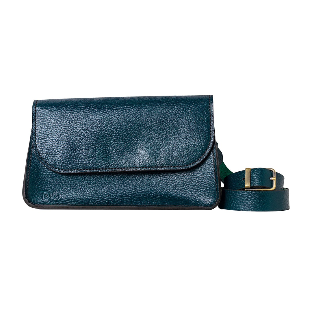 Dark-Green Casual Cross-Bag