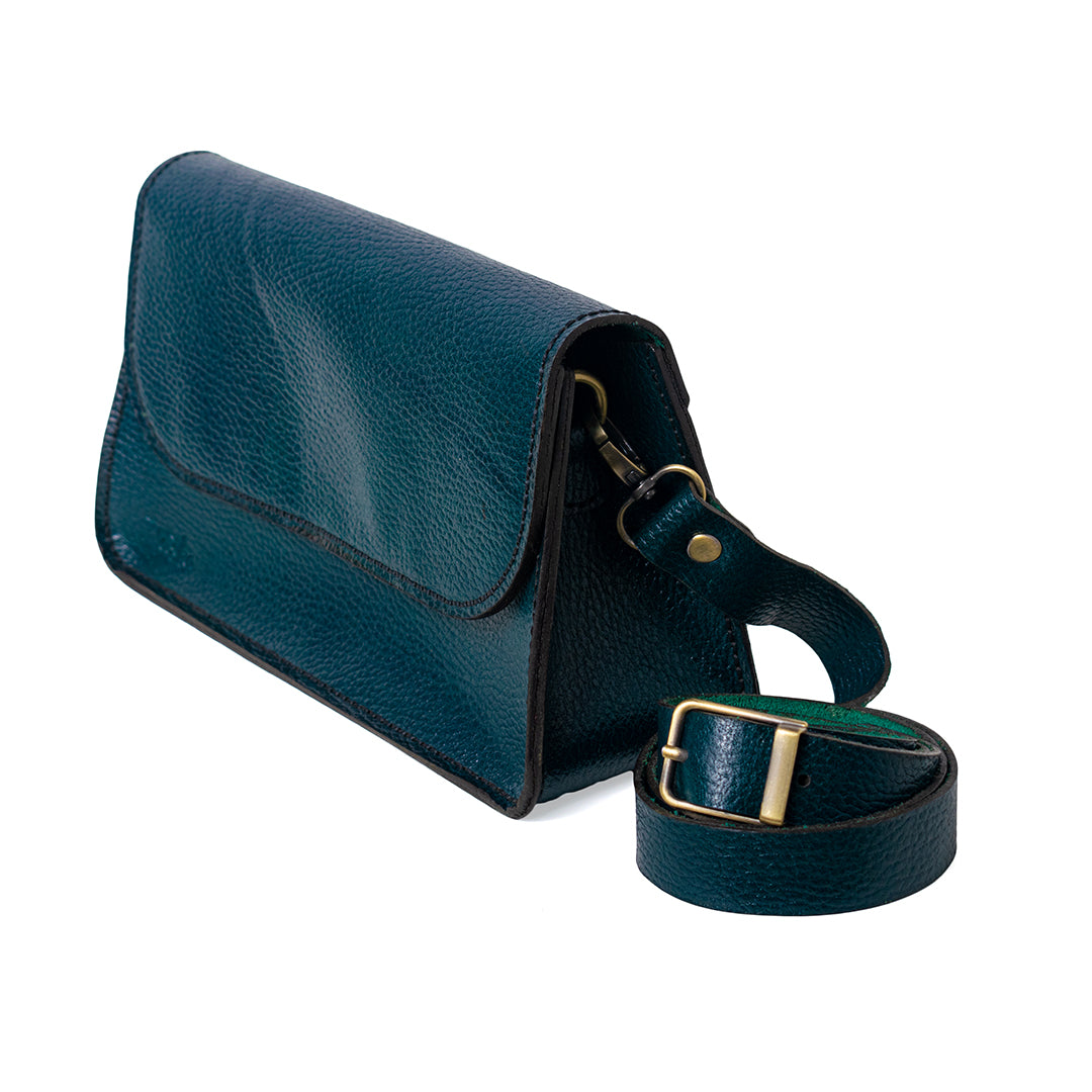Dark-Green Casual Cross-Bag