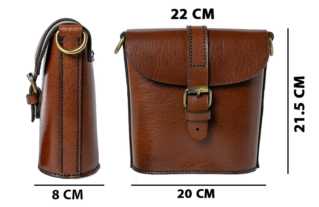 Yellowish brown Cross Bag