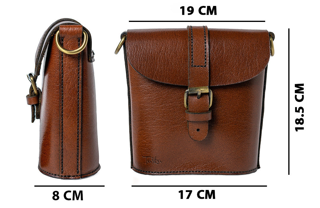 Reddish Brown Cross Bag