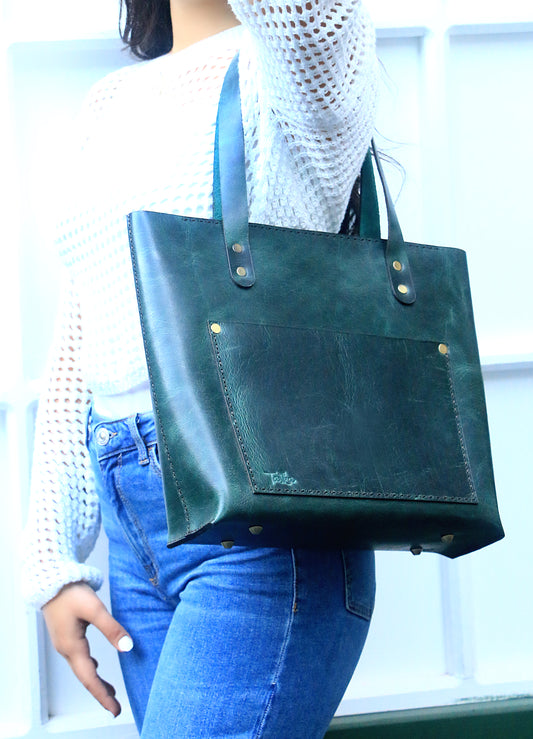 Green Luxurious Tote bag