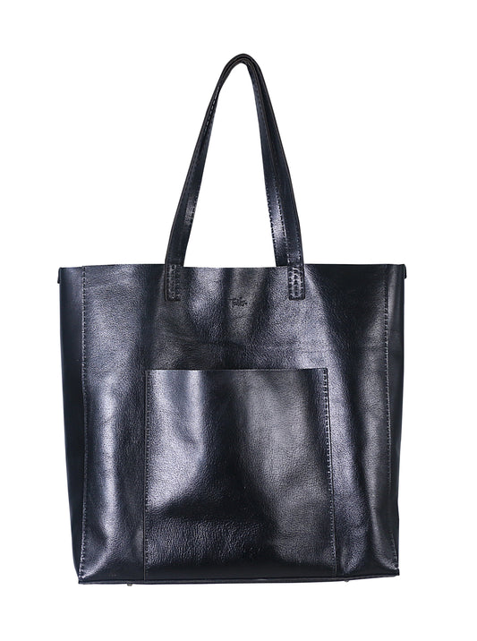 Black Soft Luxurious Tote Bag