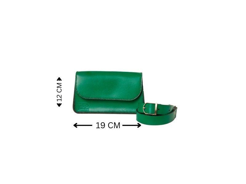 Green Casual Cross-Bag