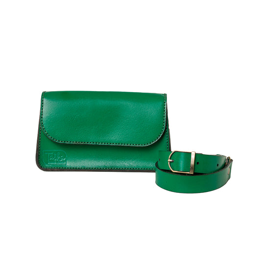 Green Casual Cross-Bag