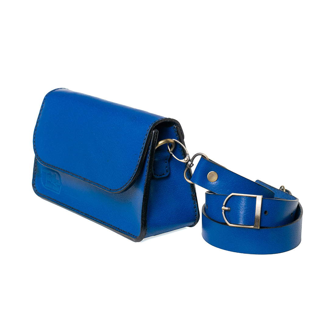 Blue Casual Cross-Bag