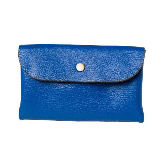 Blue Big-Mouth Wallet