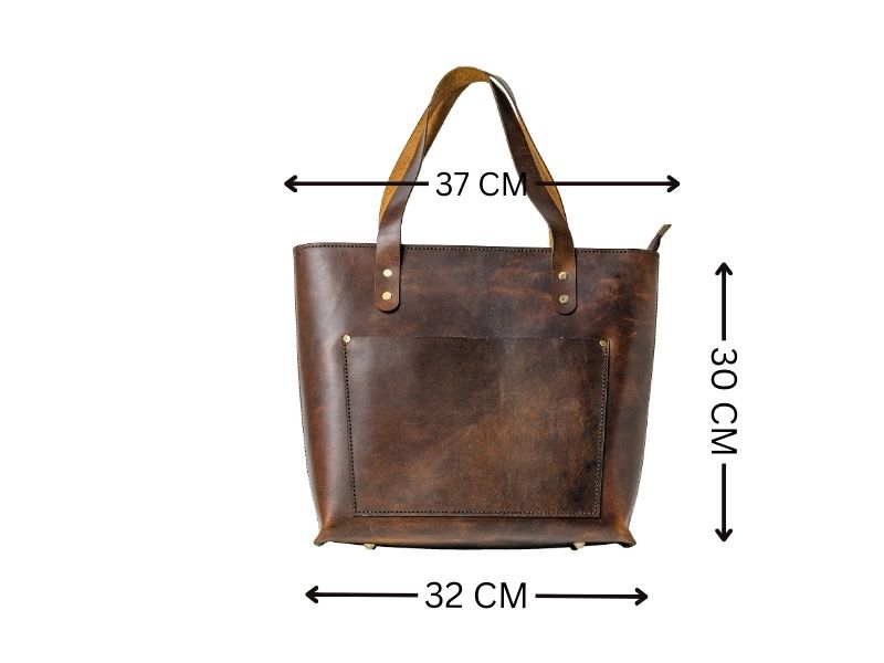 Light-Brown luxurious Tote Bag